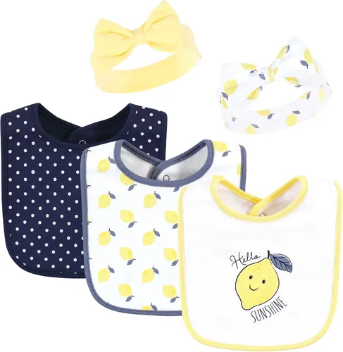 Vista 13 de Hudson Baby Conjunto de babero y diadema de algodón unisex para bebé Leopard Mamas Mini