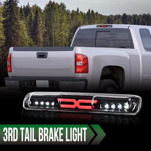 Vista 9 de GRAND ORANGE Tercera Luz de Freno LED Compatible con Chevy Silverado 1999-2006 1500 2500 3500 y Modelos HD/Classic Tercera Lámpara de Carga