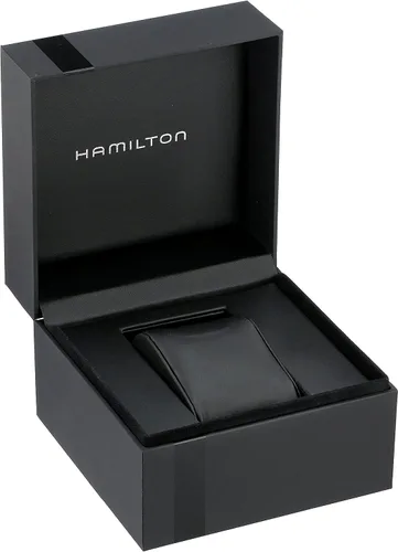 Vista 3 de Hamilton Reloj con esfera plateada H38612553 Jazzmaster para hombre, plateado, Movimiento de cuarzo