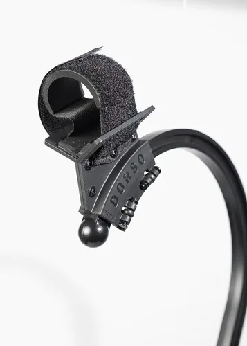 Vista 4 de Dorso Paquete (incluye soporte y bastón) para uso con pistolas de masaje de percusión para extender el alcance