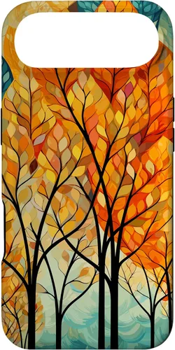 Vista 35 de Fall Theme & Autumn Leaves & Colorful Trees, Fall Colors Case for iPhone 16