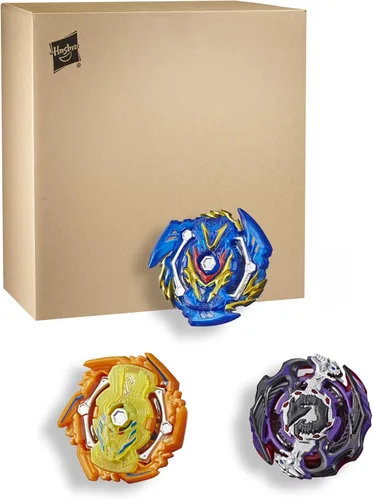 Vista 2 de Beyblade Burst Rise Hypersphere Battle Guardians Paquete de 3 - Solar Sphinx S5, Gargoyle G5, Sword Valtryek V5 Juguetes Trompos de Batalla
