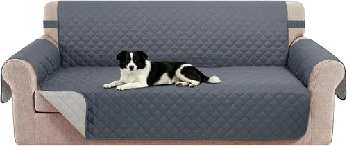 Vista 29 de Fundas para Silla Reclinable Reversibles Funda de Sofá para Mascotas Protector de Muebles Lazy Boy (Silla 23'', Beige/Beige)