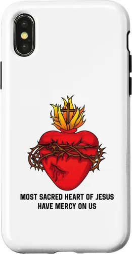 Vista 5 de iPhone 16 Most Sacred Heart of Jesus Design Case