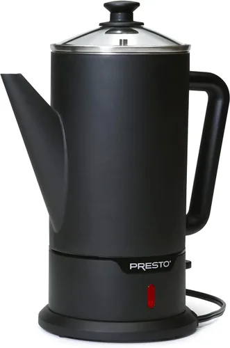 Vista 3 de Cafetera eléctrica Presto, de acero inoxidable, rinde 12 tazas, ninguno , Plateado