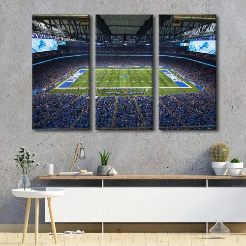 Vista 85 de Lincoln - Lienzo decorativo para pared, diseño de campo financiero de Filadelfia, paisaje de estadio de fútbol de Filadelfia, decoración de pared