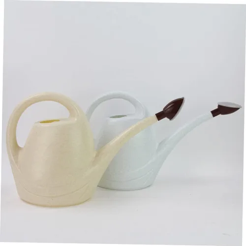 Vista 9 de GANAZONO Dispositivo de riego largo para plantas de caño largo, maceta de plástico beige de 3,5 l para plantas de interior/exterior