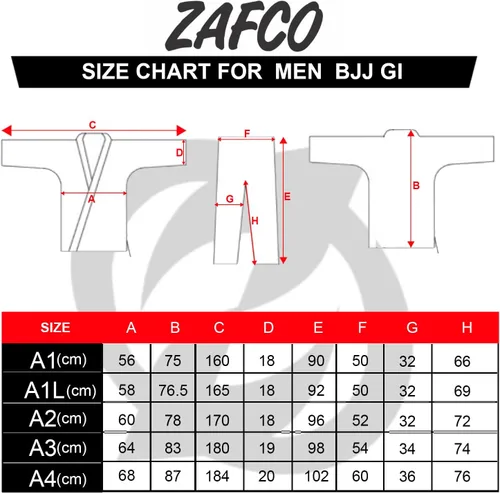 Vista 7 de Jiu Jitsu Gi brasileño BJJ Gi para hombres y mujeres Grappling gi Uniforme Kimonos ligero, preencogido, con cinturón blanco