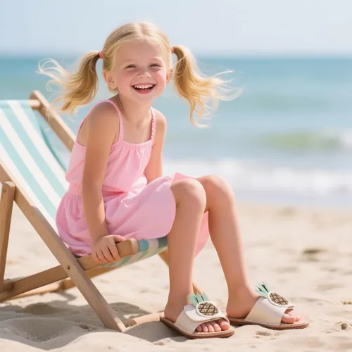 Vista 2 de THEE BRON Lindas pantuflas para niñas, sandalias elegantes para niños pequeños y niños