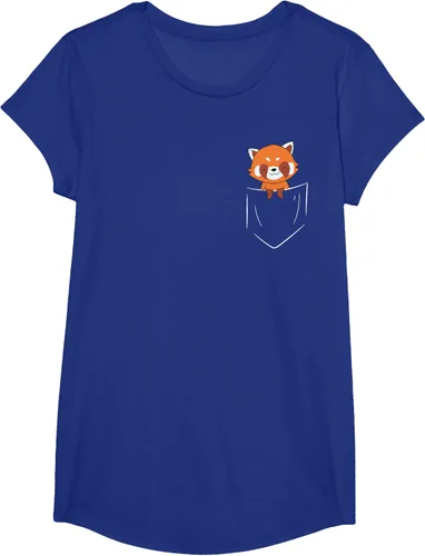 Vista 26 de Funny Red Panda In Pocket - Camiseta con bolsillo, Negro, S