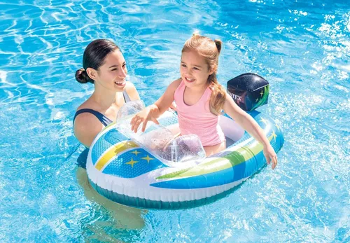 Vista 8 de Intex Pool Cruiser - Aufblasbare Babysitz/Schwimmboot, Modelo Sortiert