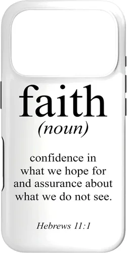 Vista 30 de Religious Jesus Christian Faith Definition Hebrews 11:1 Case for iPhone 17