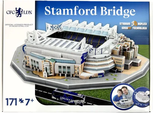 Vista 2 de Rompecabezas 3D del puente de Chelsea Stamford