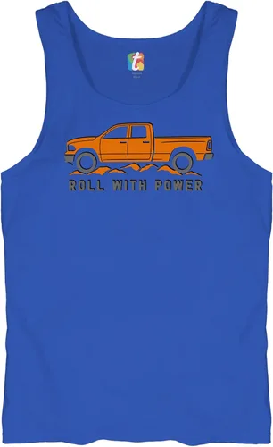 Vista 39 de Tee Hunt Camisetas gráficas y camisetas sin mangas para hombre Roll with Power Pickup Truck
