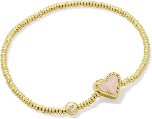 Vista 14 de Kendra Scott Pulsera elástica de corazón Ari, joyería de moda para mujer