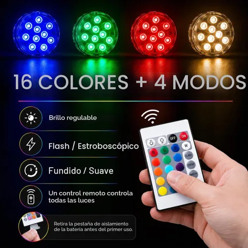Vista 5 de Shangyuan - luces de barco inalámbricas, luz LED interior marina alimentada por batería para cubierta de barco, luz de cortesía, para pesca, pontón