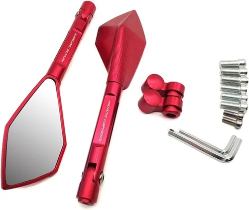 Vista 9 de Accesorios para espejos retrovisores de motocicleta, espejos laterales CNC negro para Kawasaki Ninja 250 Ninja 300R Z250 Z300 VERSYS 300X