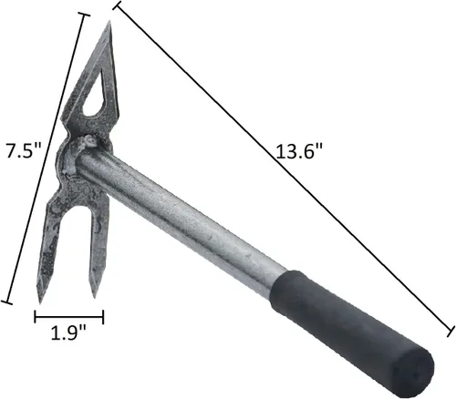 Vista 2 de DeWit Comby Cultivador de 2 dientes/azada de diamante