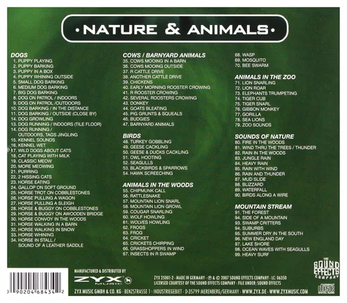 Vista 2 de Sound Effects Nature & a 2