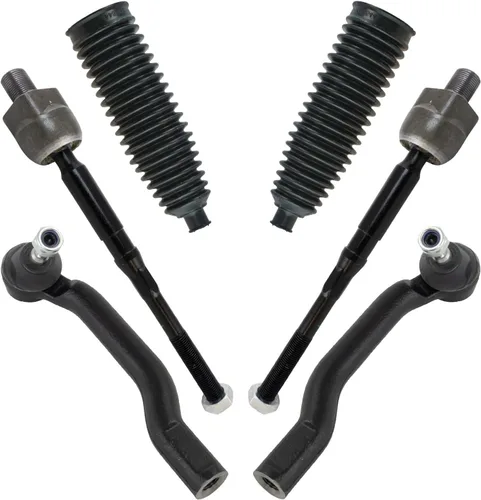 Vista 271 de TRQ Kit de dirección delantera con barra de acoplamiento de fuelle de piñón y cremallera compatible con Toyota Echo 2000-2005