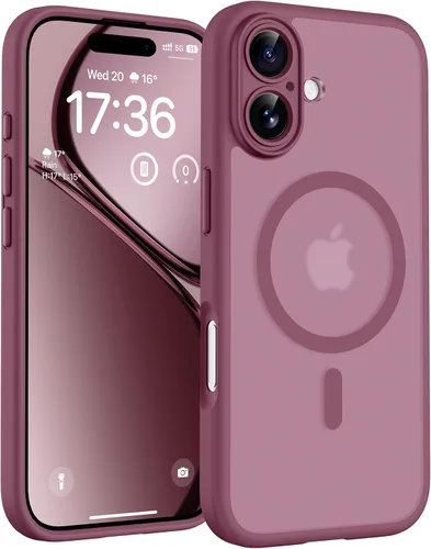 Vista 240 de TOCOL Funda para iPhone 11, compatible con Magsafe, protección completa de cámara, imanes integrados, protección contra caídas, funda translúcida