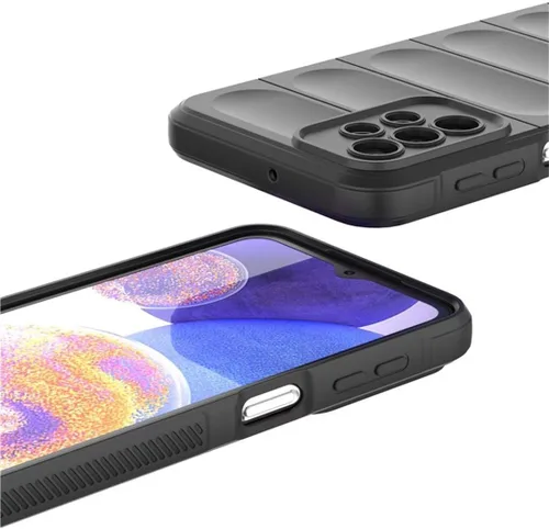 Vista 9 de Aikukiki Funda para Galaxy A32 4G, diseño de rayas 3D de lujo, resistente, sensorial, suave, de silicona completa, a prueba de golpes, para niñas