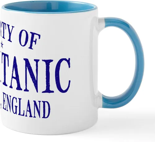 Vista 17 de CafePress The Courageous Titanic Band Taza de café de cerámica de 11 oz (11.0 fl oz)
