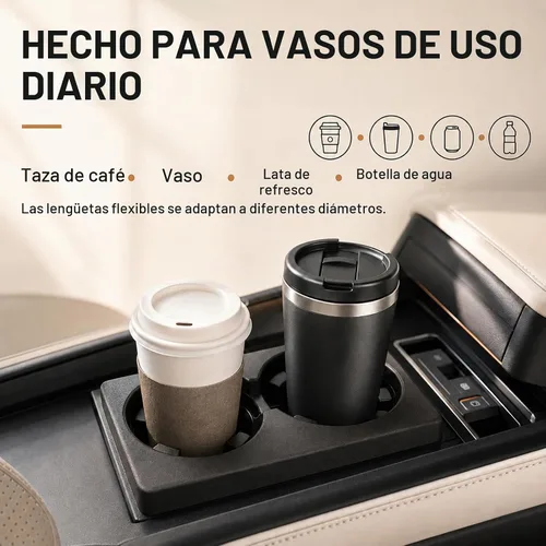 Vista 6 de 19154712 Soporte para taza de consola central compatible con Chevy y GMC