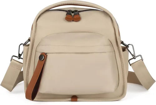 Vista 11 de Small Crossbody Bags for Women Nylon Top Handle Handbag Commute Underarm Shoulder Tote Bag Purse