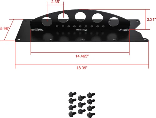 Vista 2 de LOSTAR LSX LS - Placa de elevación de motor resistente para LS1 LS2 LS3 LQ4 4.8 5.3 6.0 6.2L Gen 3