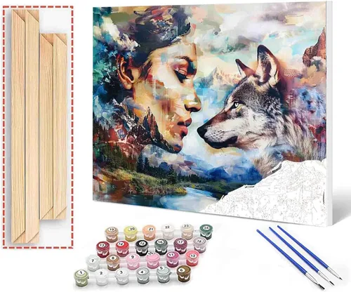 Vista 49 de Paquete de 6 pinturas por números para mujeres sudafricanas para adultos, principiantes, músicos negros, kits de pintura al óleo sobre lienzo