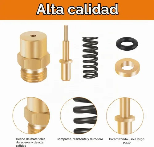 Vista 5 de 7110117 Válvula de impulso de lavadora a presión para kit de válvula