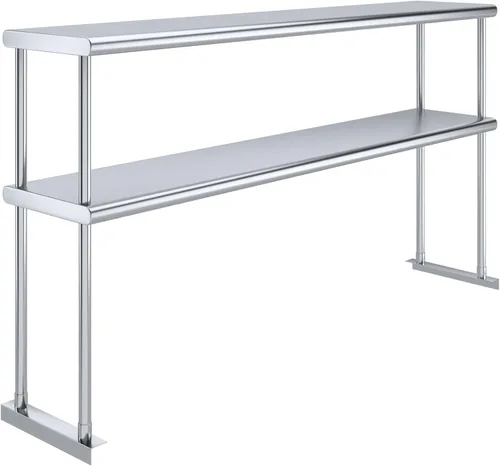 Vista 11 de NSF - Estantería doble de acero inoxidable