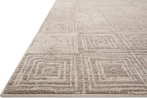 Vista 4 de Loloi Darby - Alfombra decorativa de 2 pies y 7 pulgadas x 4 pies DAR-05 Approx. 3x4 Entryway Kitchen, Contemporary, Sophisticated, Cozy