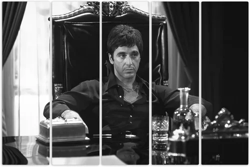 Vista 10 de Lienzo enmarcado de película The World Is Yours, varios tamaños (3 piezas, mediano)