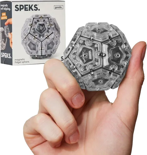 Vista 12 de Speks Geode - Juguete magnético antiestrés, juguete de escritorio sensorial para adultos y adolescentes de 14 años en adelante, regalo