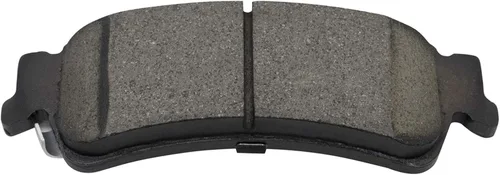Vista 8 de TRQ Kit de pastillas de freno trasero y rotor de cerámica con revestimiento en G de alta calidad, ranurado X perforado, compatible con 02 Cadillac