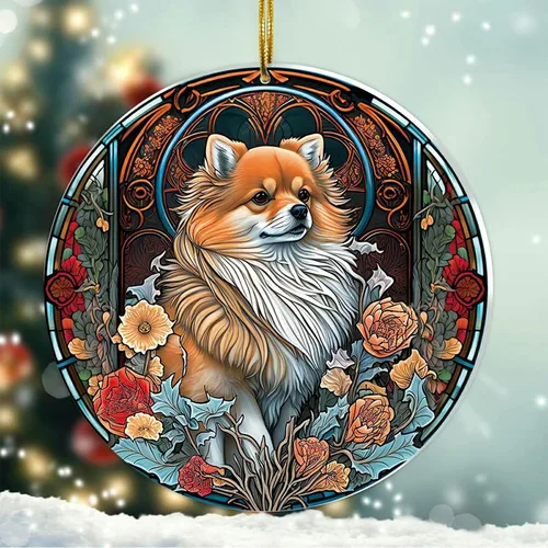 Vista 27 de Regalos de Malamute de Alaska - Adorno Navideño de Perro de Alaska 2025 Regalos de Perro de Alaska para Mujeres, Adorno de Malamute de Alaska