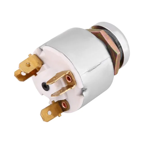 Vista 6 de Interruptor de llave, SPB501 Interruptor de encendido con 2 llaves, 12V Interruptor de encendido universal de 3 posiciones para automóvil, tractor