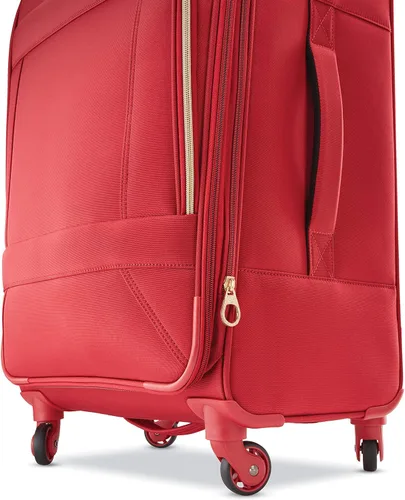 Vista 4 de American Tourister Belle Voyage - Maleta con ruedas giratorias Rojo 92428-1726