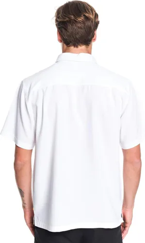 Vista 5 de Quiksilver Camisa con cuello floral de 4 botones para hombre