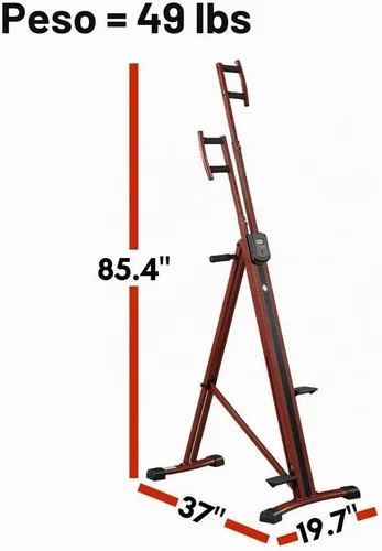 Vista 3 de Body-Solid Máquina de ejercicios de entrenamiento de cuerpo total: escalador vertical, escalador maxi, escalador máximo, escalera Jacobs y escalador