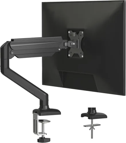 Vista 9 de suptek Soporte de brazo para monitor individual para 13-32 pulgadas, soporte de escritorio ajustable para monitor de resorte de gas para 4.4-19.8