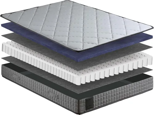 Vista 8 de Ottomanson Colchón de resortes interiores de firmeza media de 7.5 pulgadas, tamaño individual de 7.5 pulgadas, fabricado en Estados Unidos, diseñado