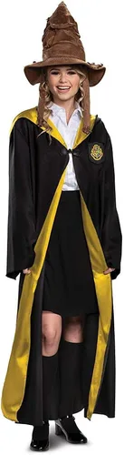 Vista 6 de Disguise Harry Potter Hogwarts - Bata de lujo para adulto color negro y dorado