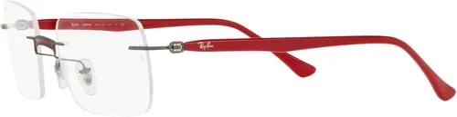 Vista 2 de Ray-Ban RX8767 - Marcos rectangulares de titanio para anteojos