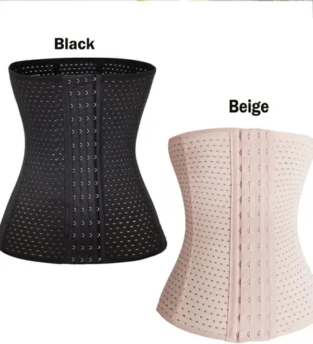Vista 7 de Entrenador de cintura Cincher Body Shaper Sport Entrenamiento para reloj de arena 6 unids Hueso de acero más alta compresión