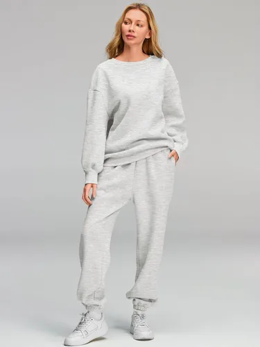Vista 5 de AUTOMET Womens 2 Piece Outfits Sweatsuit Oversized Sweatshirt Lounge Sets Baggy Sweatpants Fall Fashion with Pockets