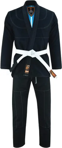 Vista 2 de Jaguar Pro Gear - Ready Wolf Inner Sublimated Pro Brazilian Jiu Jitsu BJJ Kimono Gi Uniforme Unisex - Cinturón blanco incluido