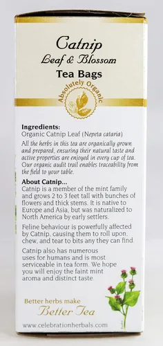 Vista 5 de Celebration Herbals - Té orgánico de hojas de gata y flor sin cafeína